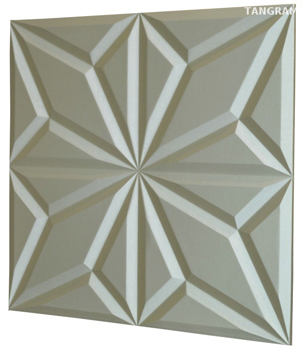 3D White Sound Reflection Wall Panel